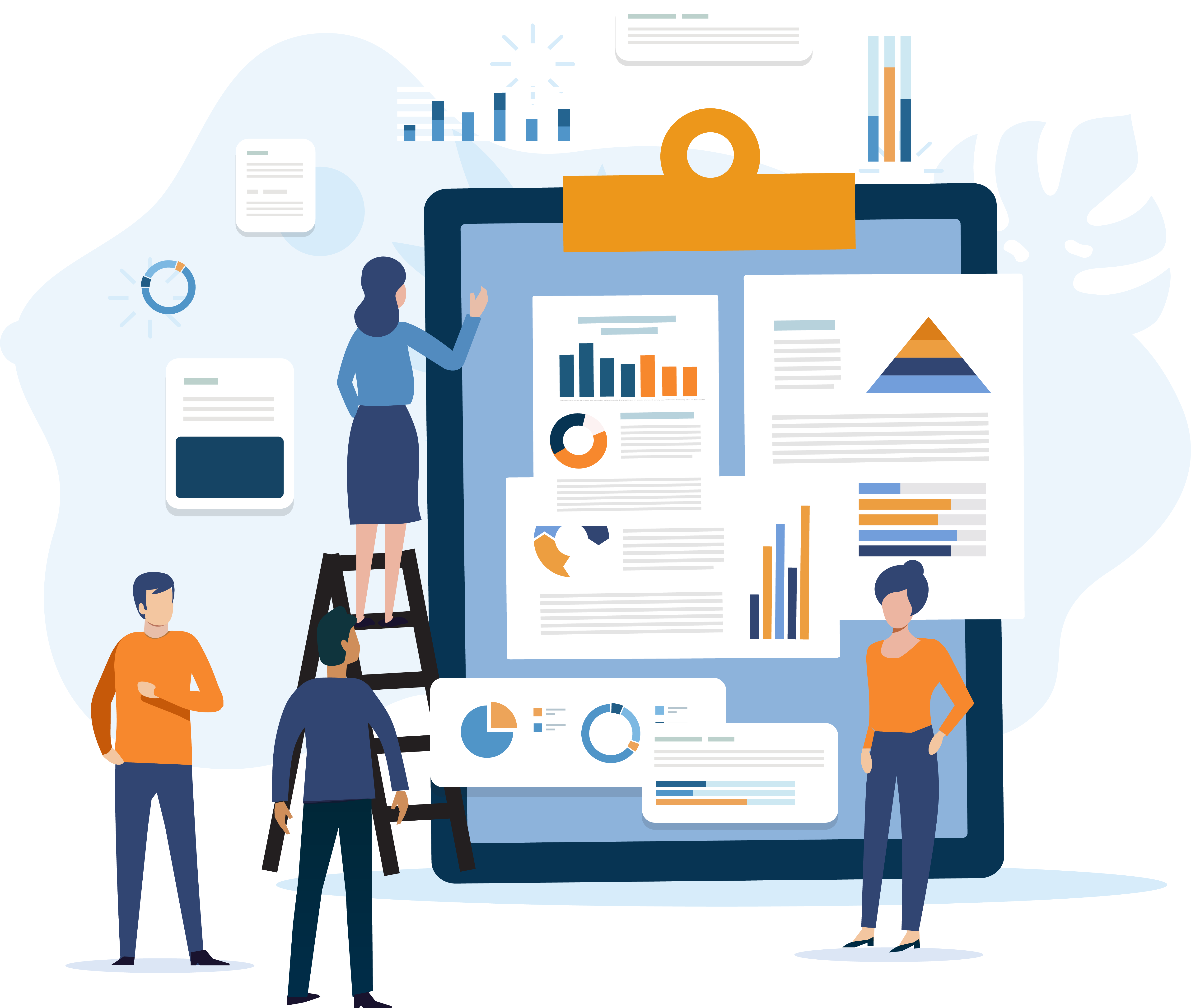 Data analysis illustration